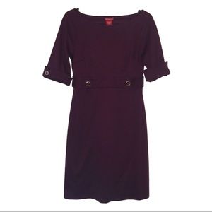 NEW Plum Merona Dress with Buttons